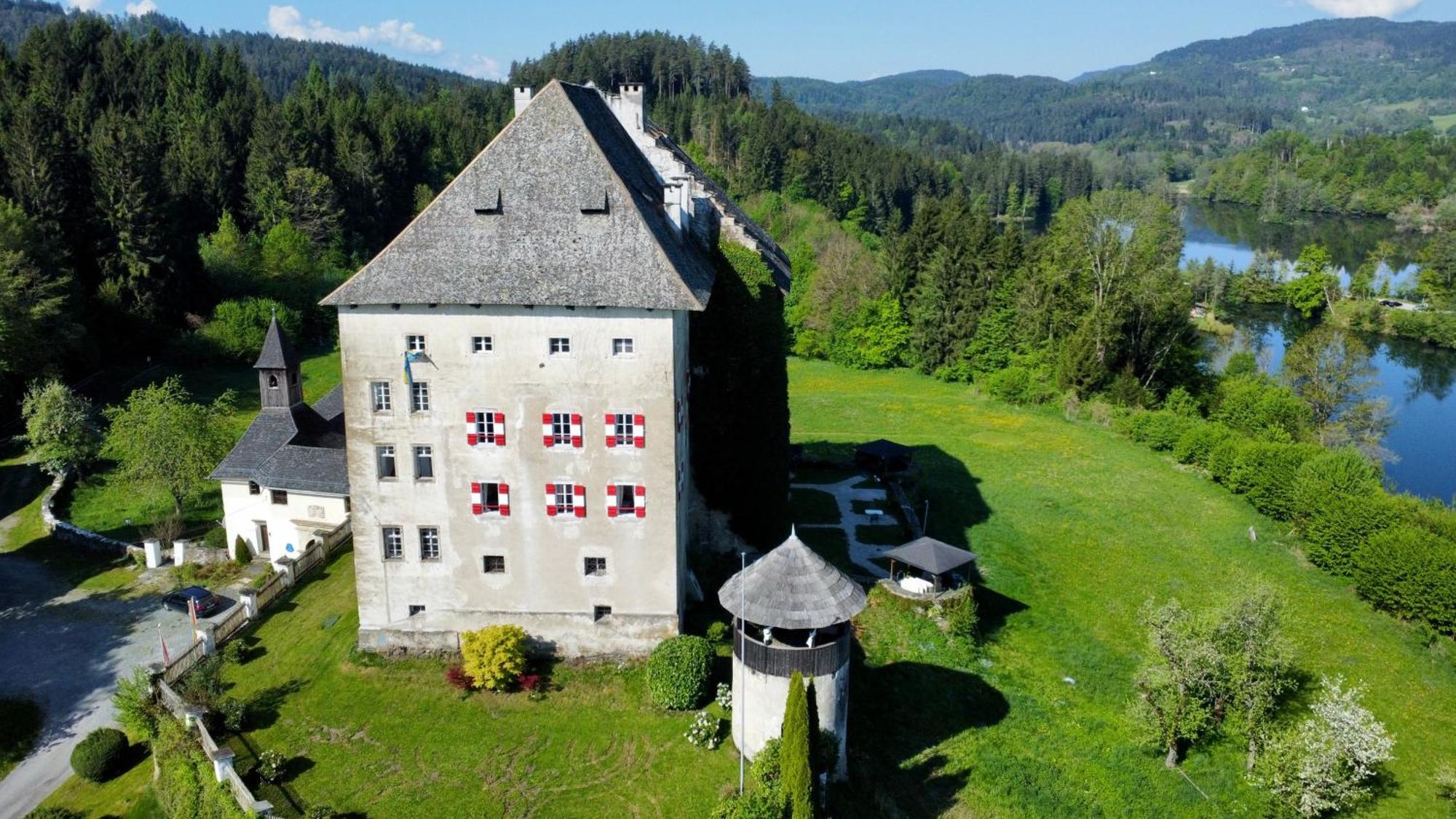 Schloss Moosburg Gaestehaus Eksteriør billede